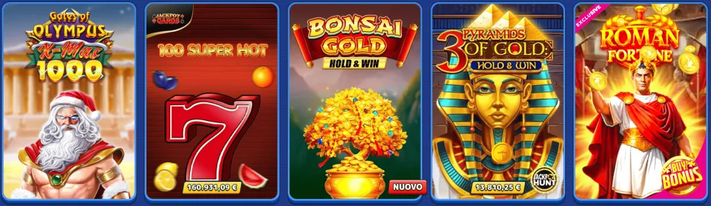 Giochi disponibili al casinò online Pistolo